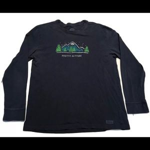 Life Is Good Long Sleeve Crusher Tee